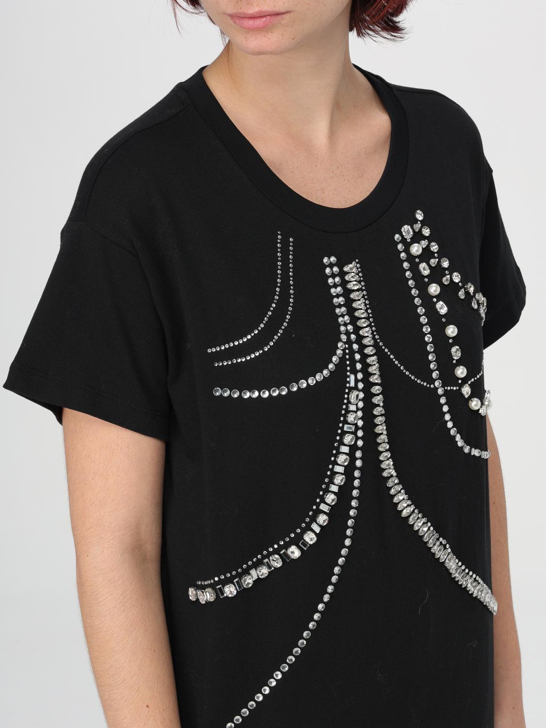 ACTITUDE TWINSET T-SHIRT: T-shirt woman Twinset - Actitude, Black - Img 3