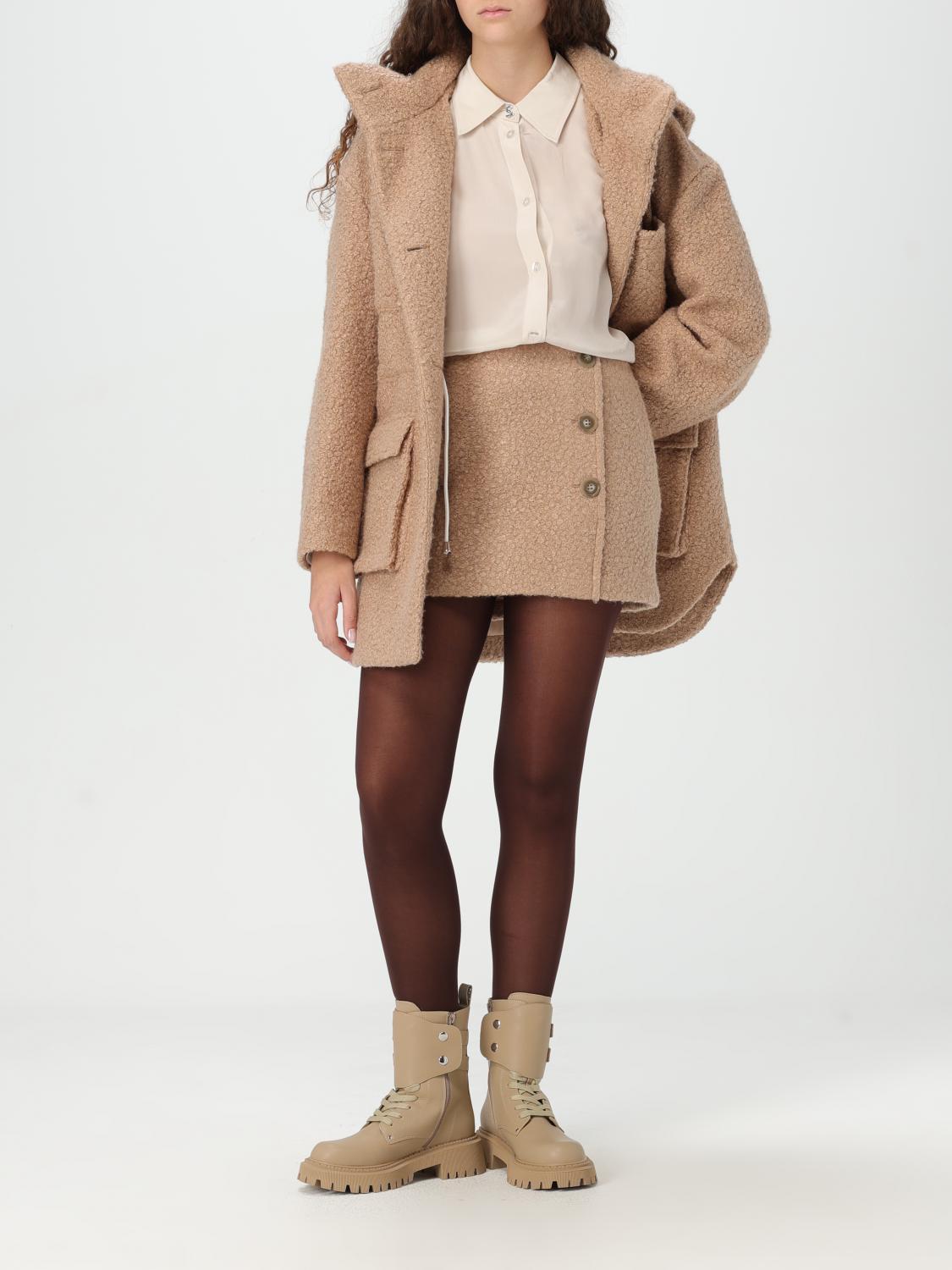 ACTITUDE TWINSET COAT: Coat woman Twinset - Actitude, Beige - Img 2