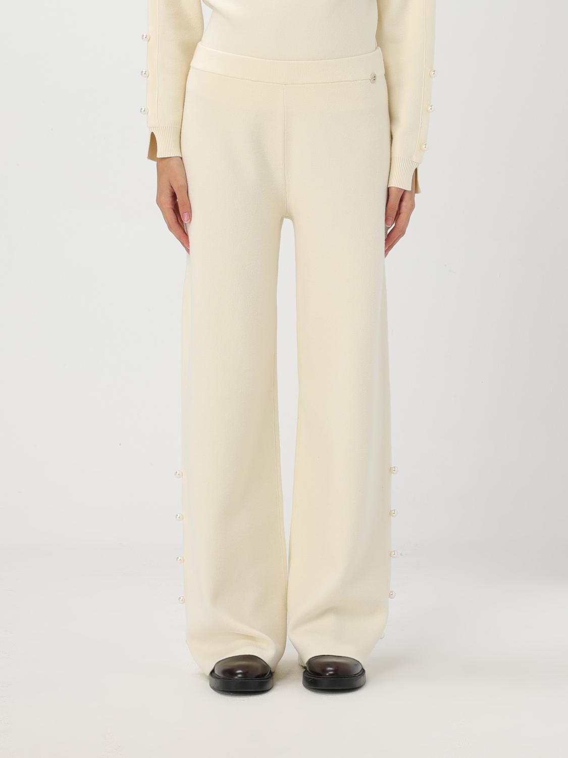 TWINSET ACTITUDE PANTALONES: Pantalón mujer Twinset - Actitude, Natural - Img 1