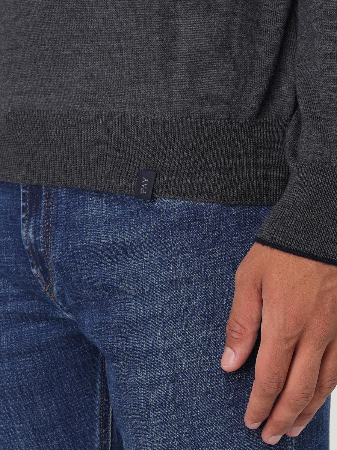 FAY PULLOVER: Pullover herren Fay, Grau - Img 3