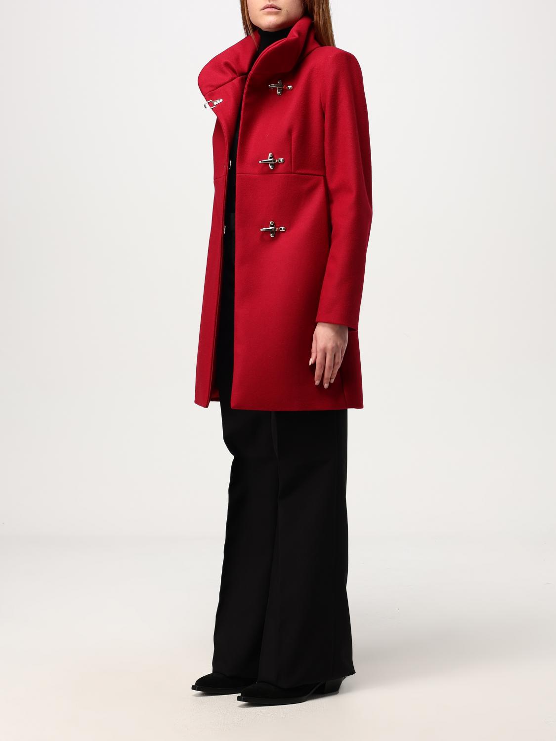 FAY CAPPOTTO: Cappotto donna Fay, Rosso - Img 3