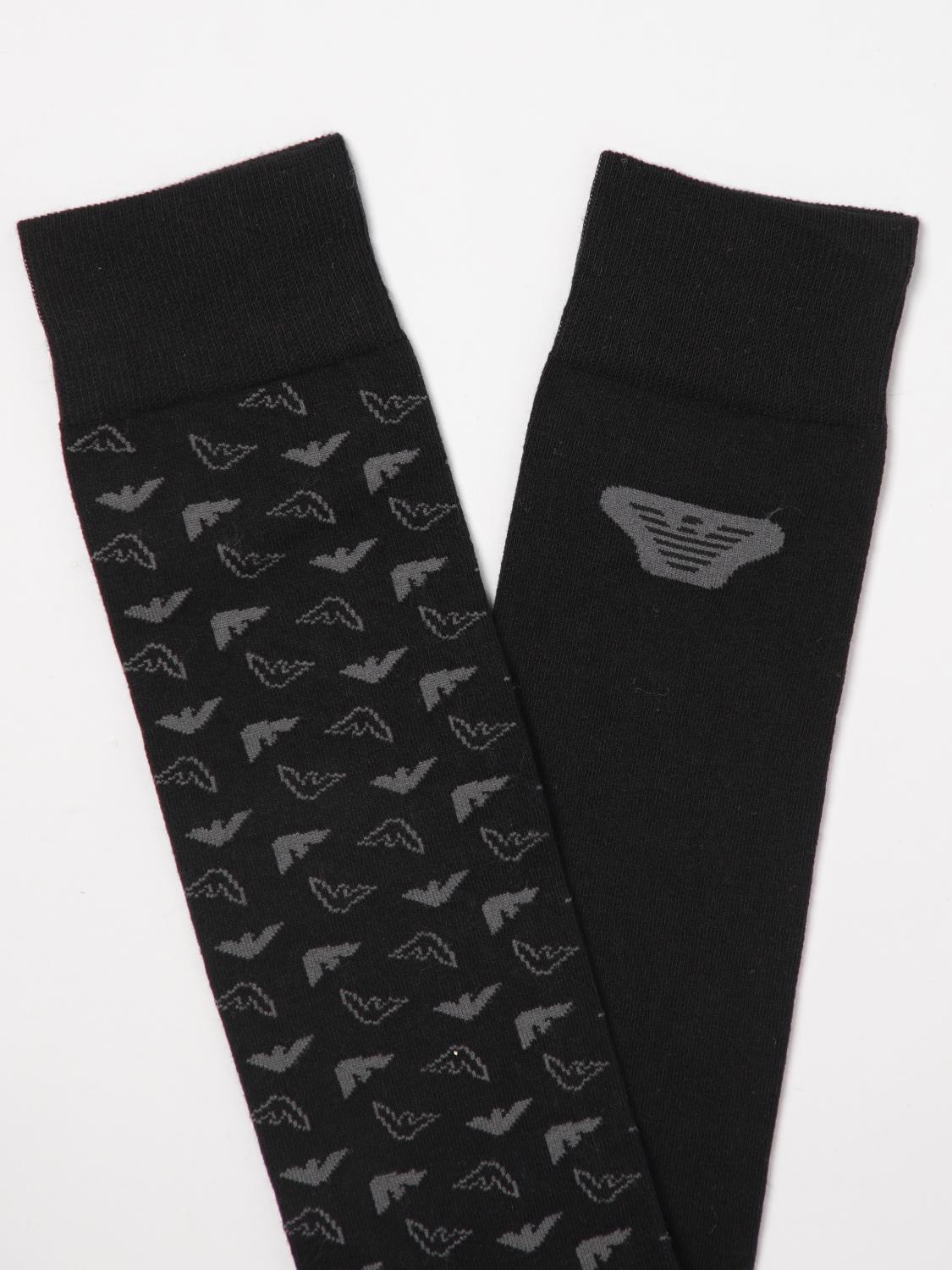 EMPORIO ARMANI UNDERWEAR SOCKS: Socks men Emporio Armani Underwear, Black - Img 2