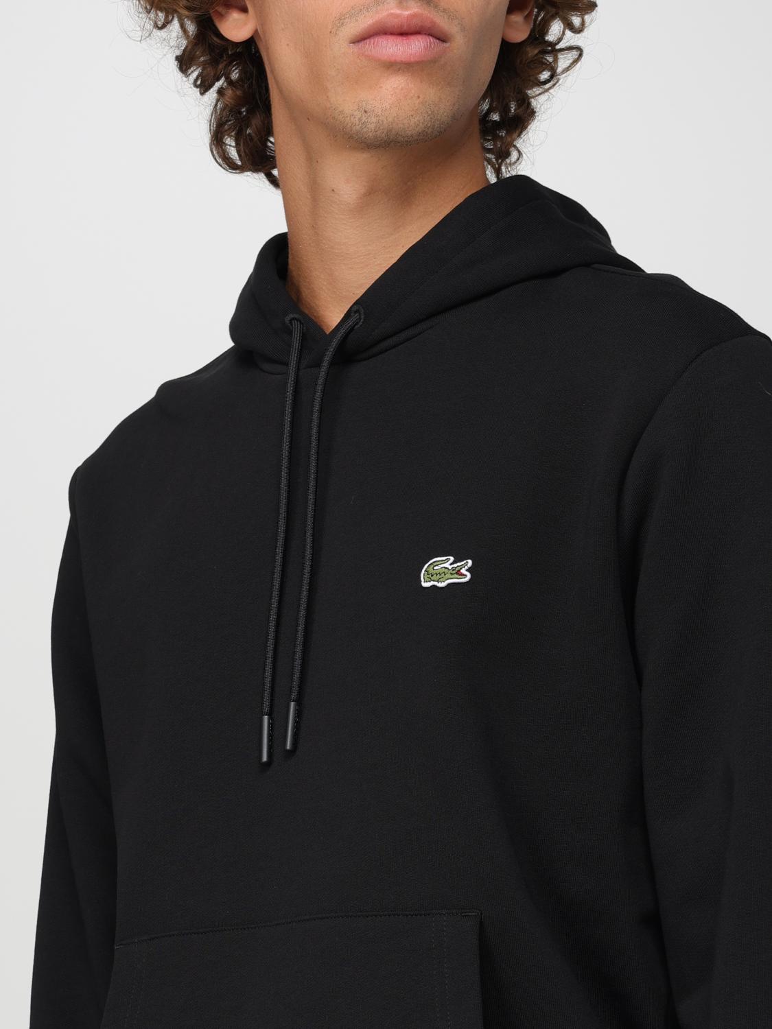 LACOSTE 스웨트셔츠: 스웨트셔츠 남성 Lacoste, 블랙 - Img 3
