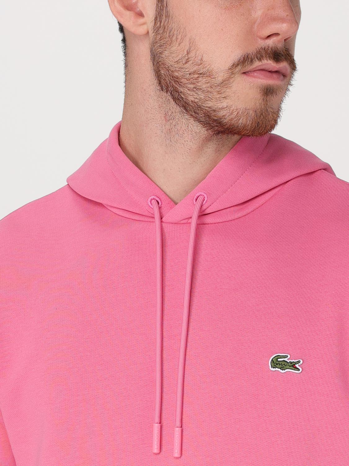 LACOSTE SUDADERA: Sudadera hombre Lacoste, Rosa - Img 3