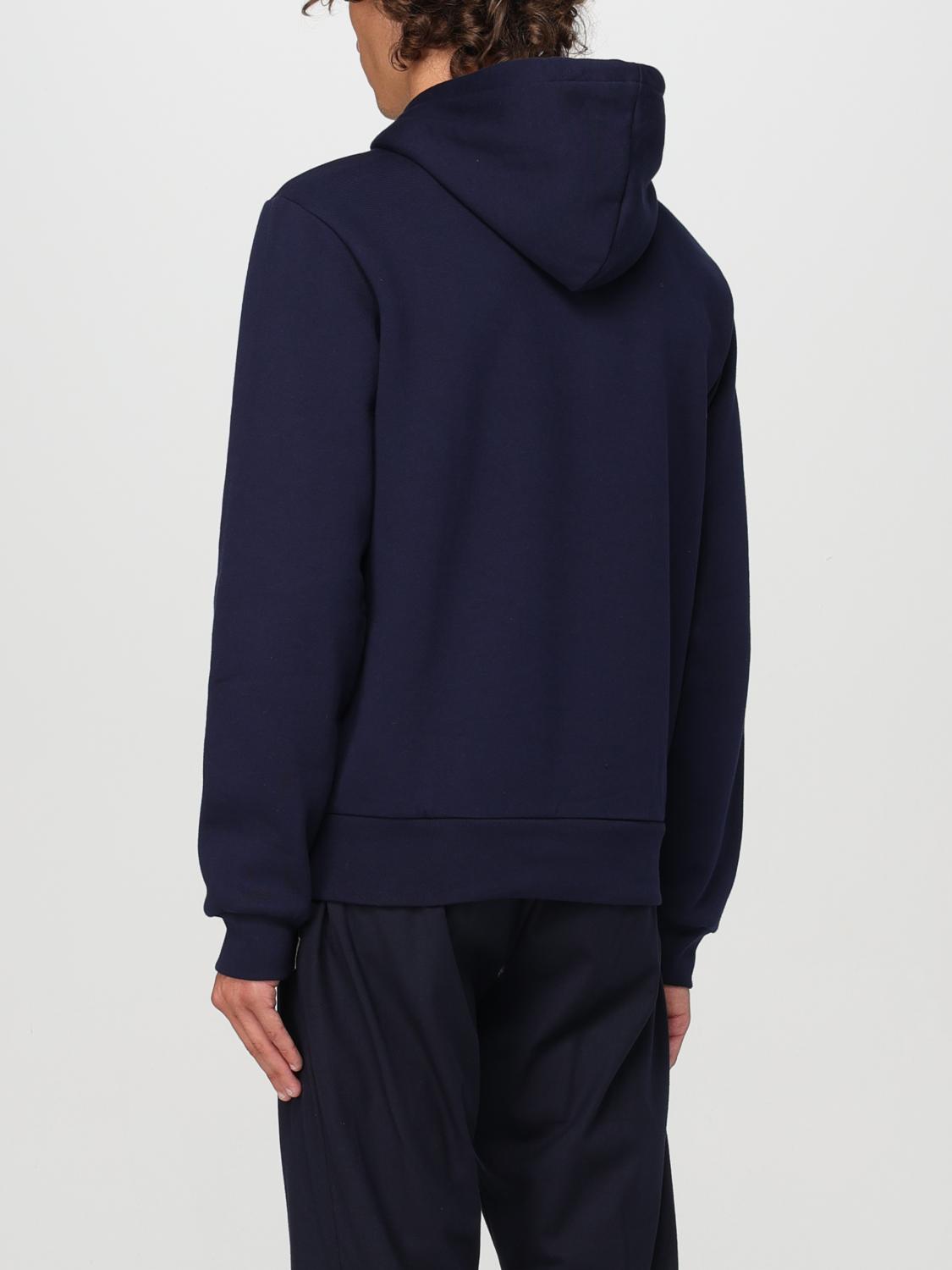 LACOSTE FELPA: Felpa con cappuccio Lacoste in misto cotone , Blue Navy - Img 2