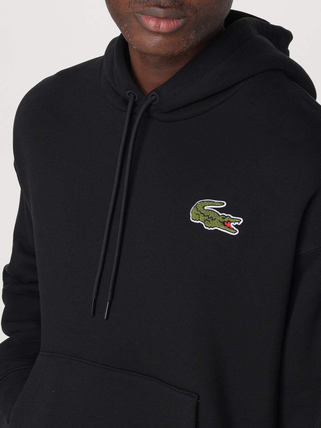 LACOSTE SWEATSHIRT: Sweatshirt men Lacoste, Black - Img 3