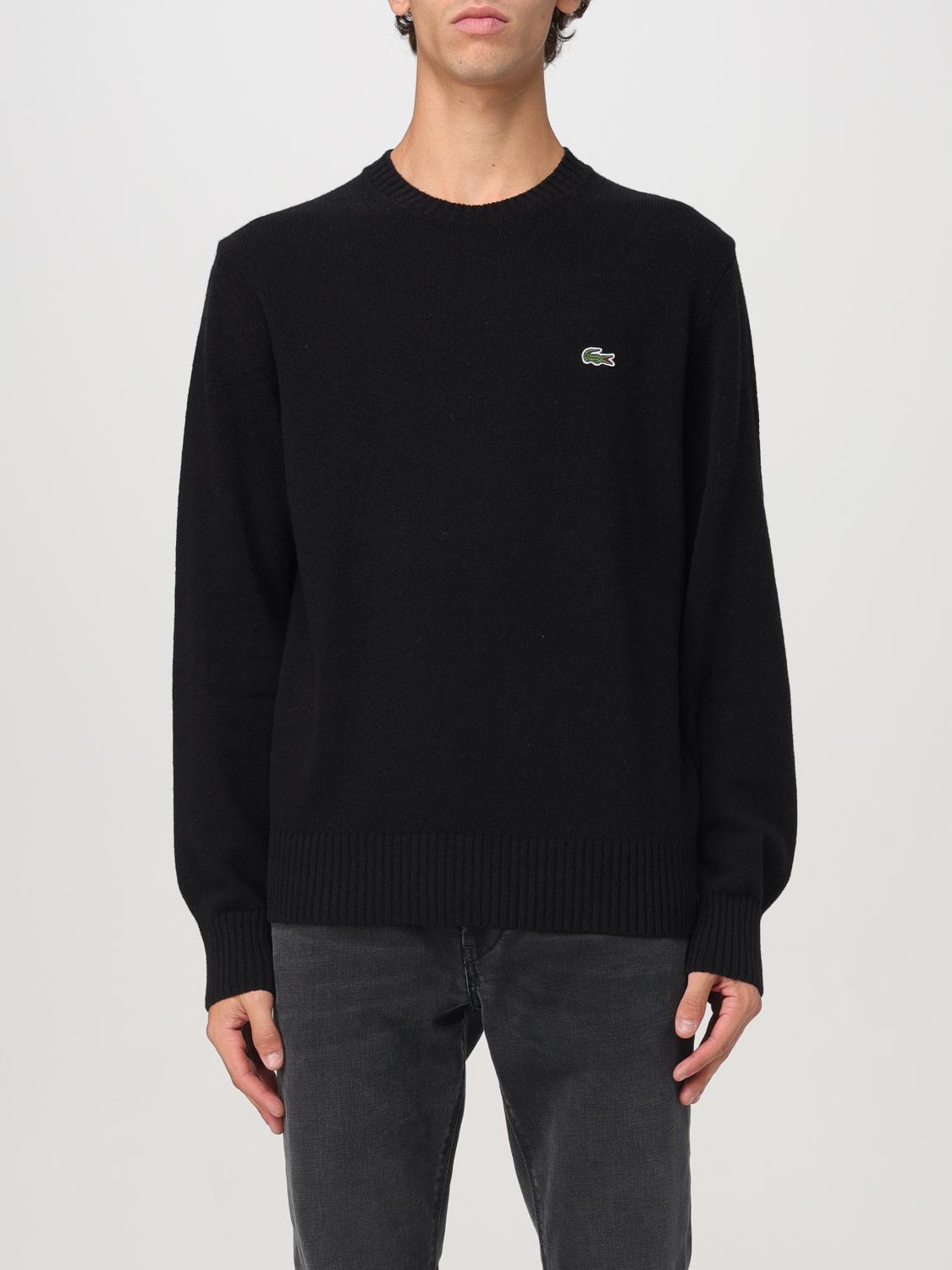 LACOSTE SWEATER: Sweater men Lacoste, Black - Img 1