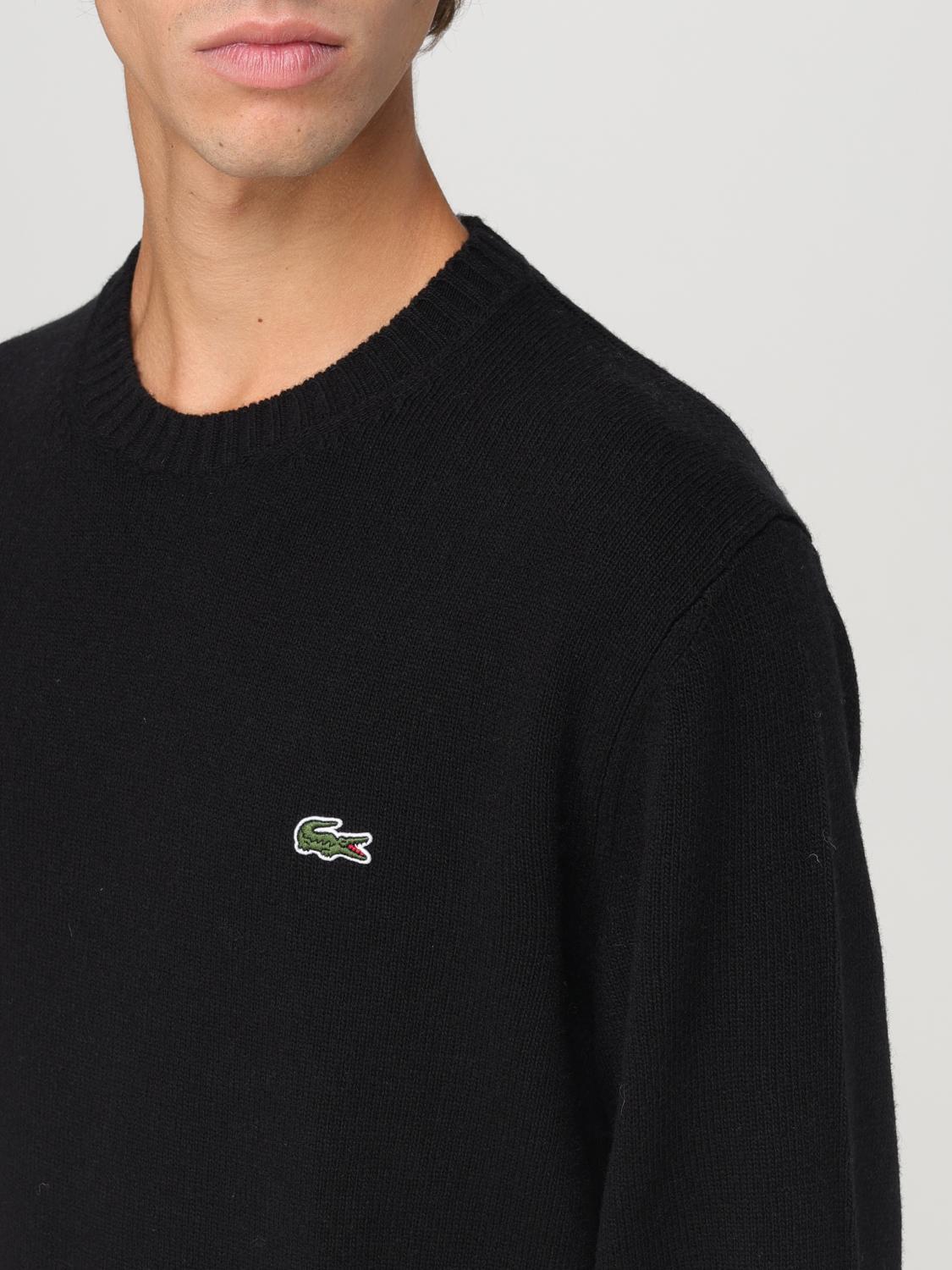 LACOSTE SWEATER: Sweater men Lacoste, Black - Img 3