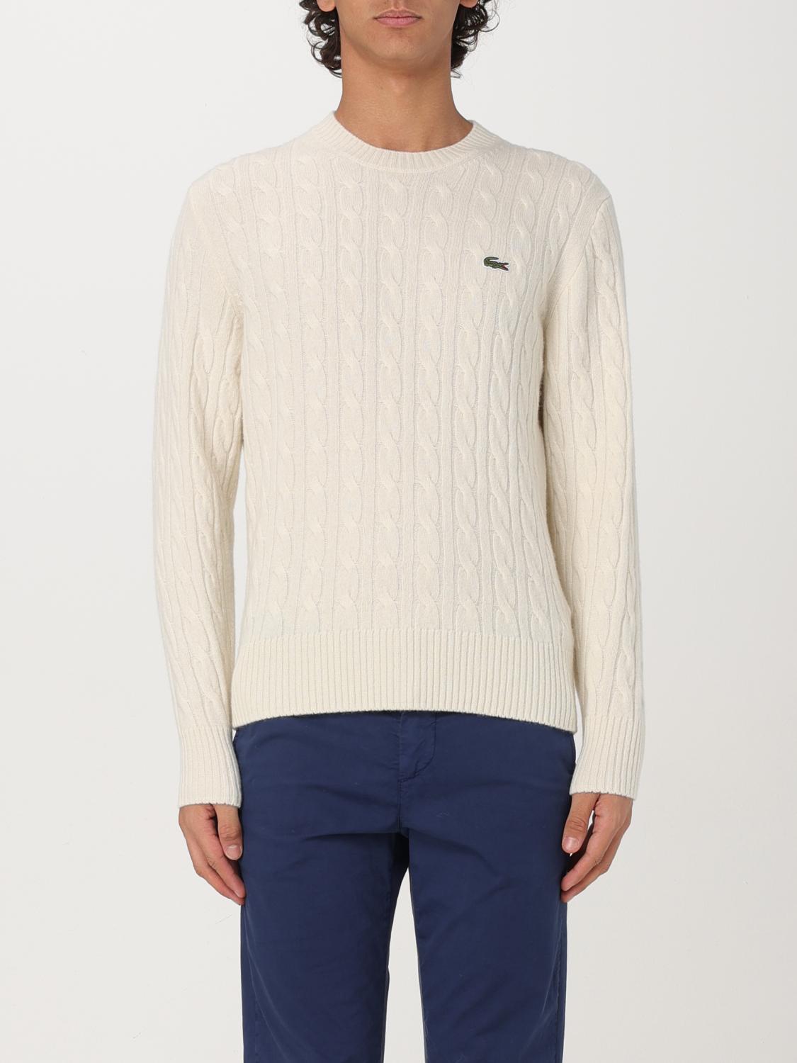 LACOSTE SWEATER: Sweater men Lacoste, Yellow Cream - Img 1