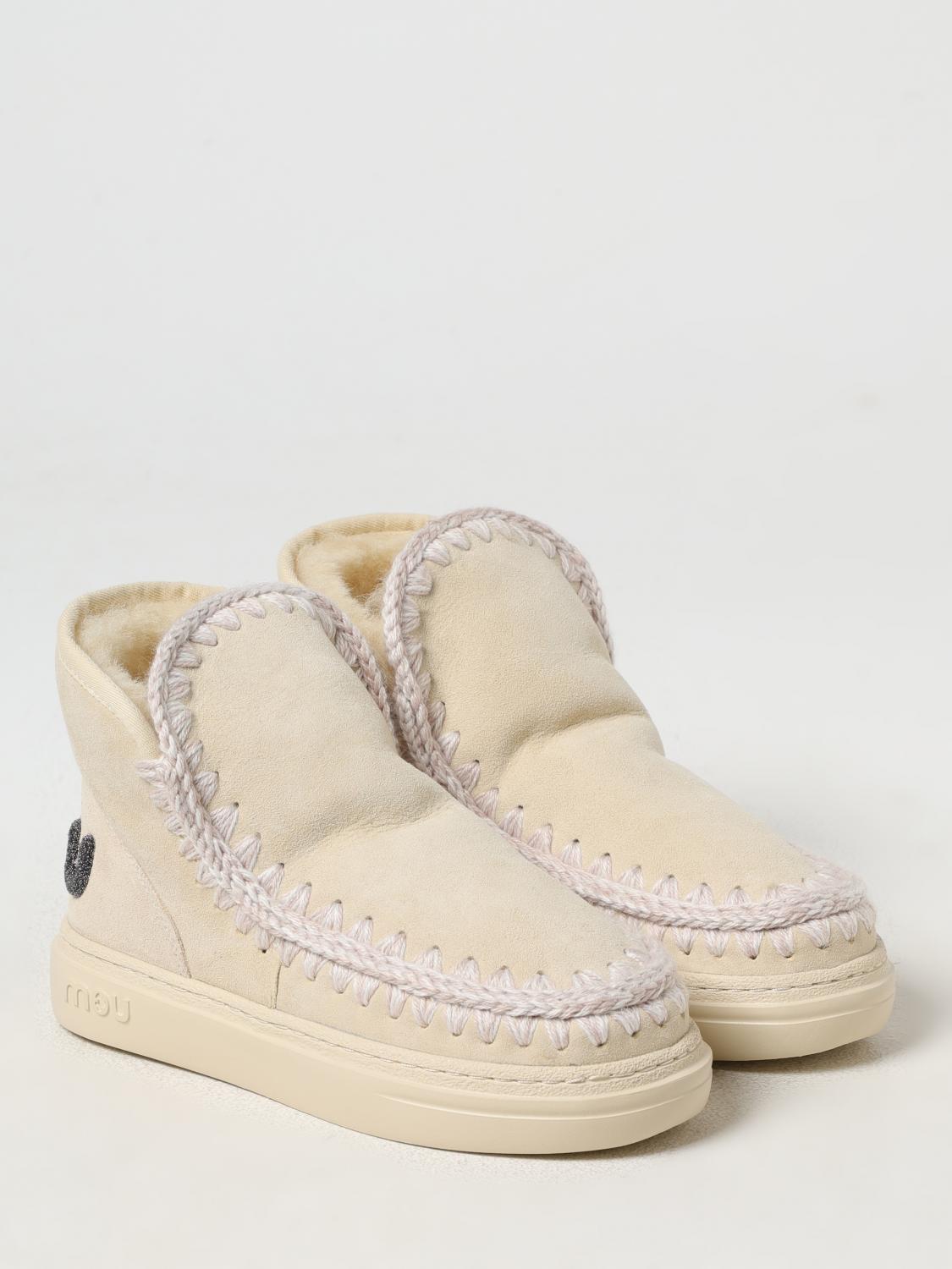 MOU FLACHE STIEFELETTEN: Schuhe damen Mou, Weiß - Img 2