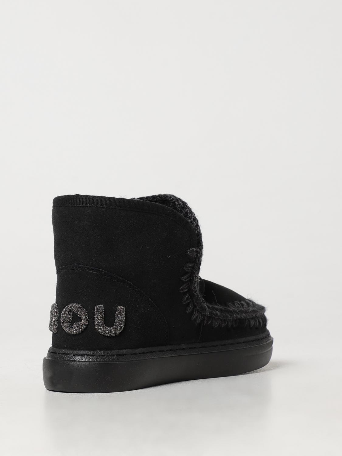 MOU FLACHE STIEFELETTEN: Schuhe damen Mou, Schwarz - Img 3