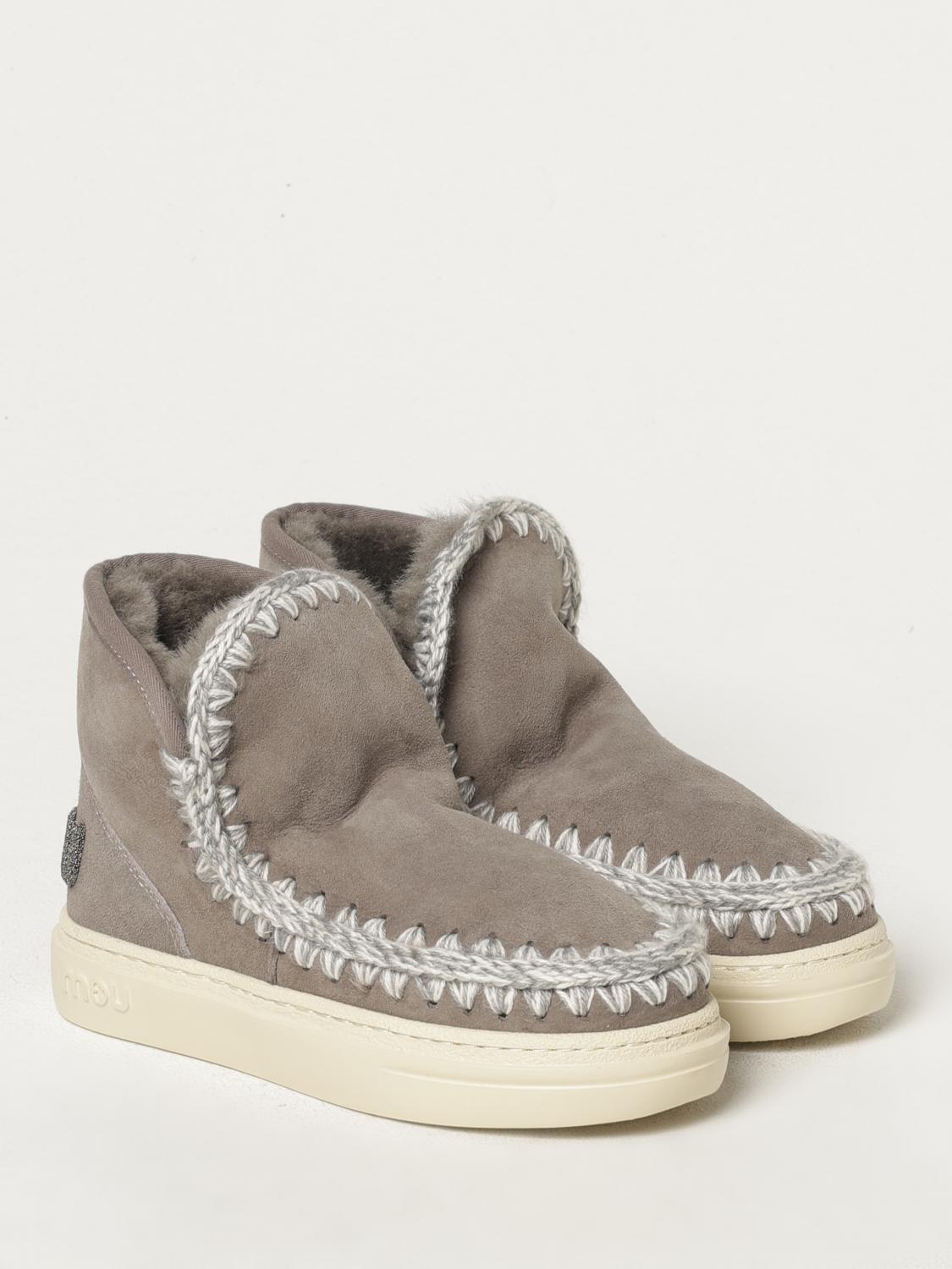 MOU FLACHE STIEFELETTEN: Schuhe damen Mou, Grau - Img 2