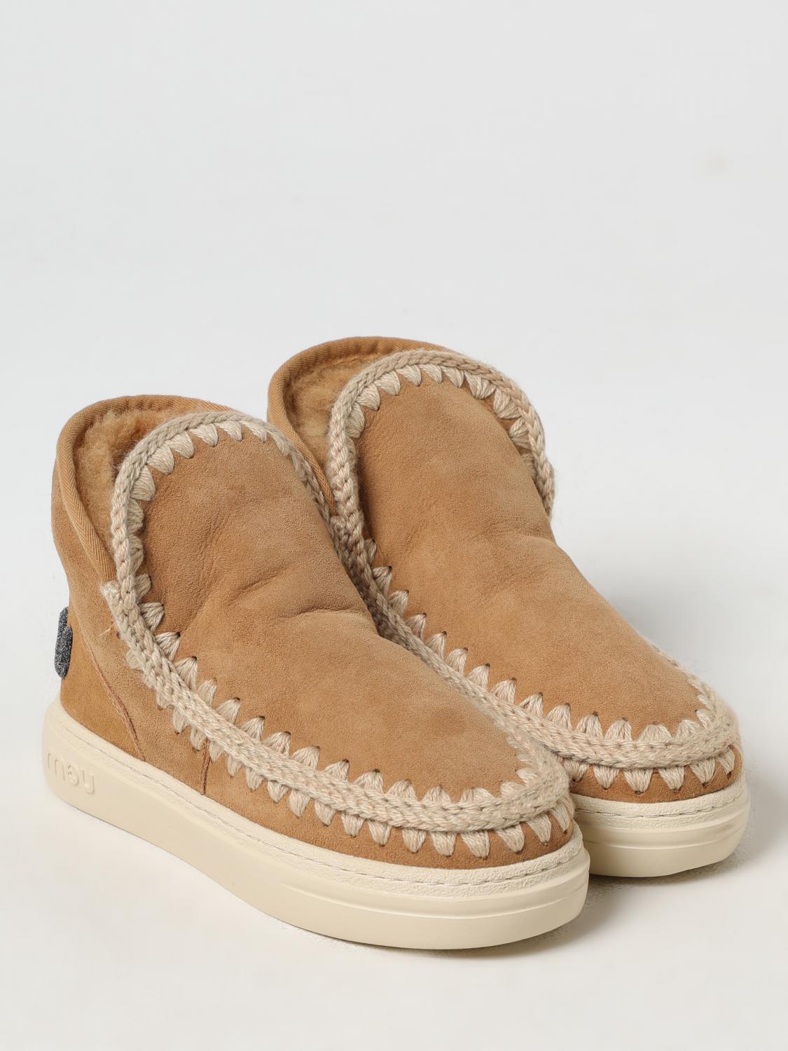 MOU FLACHE STIEFELETTEN: Schuhe damen Mou, Earth - Img 2