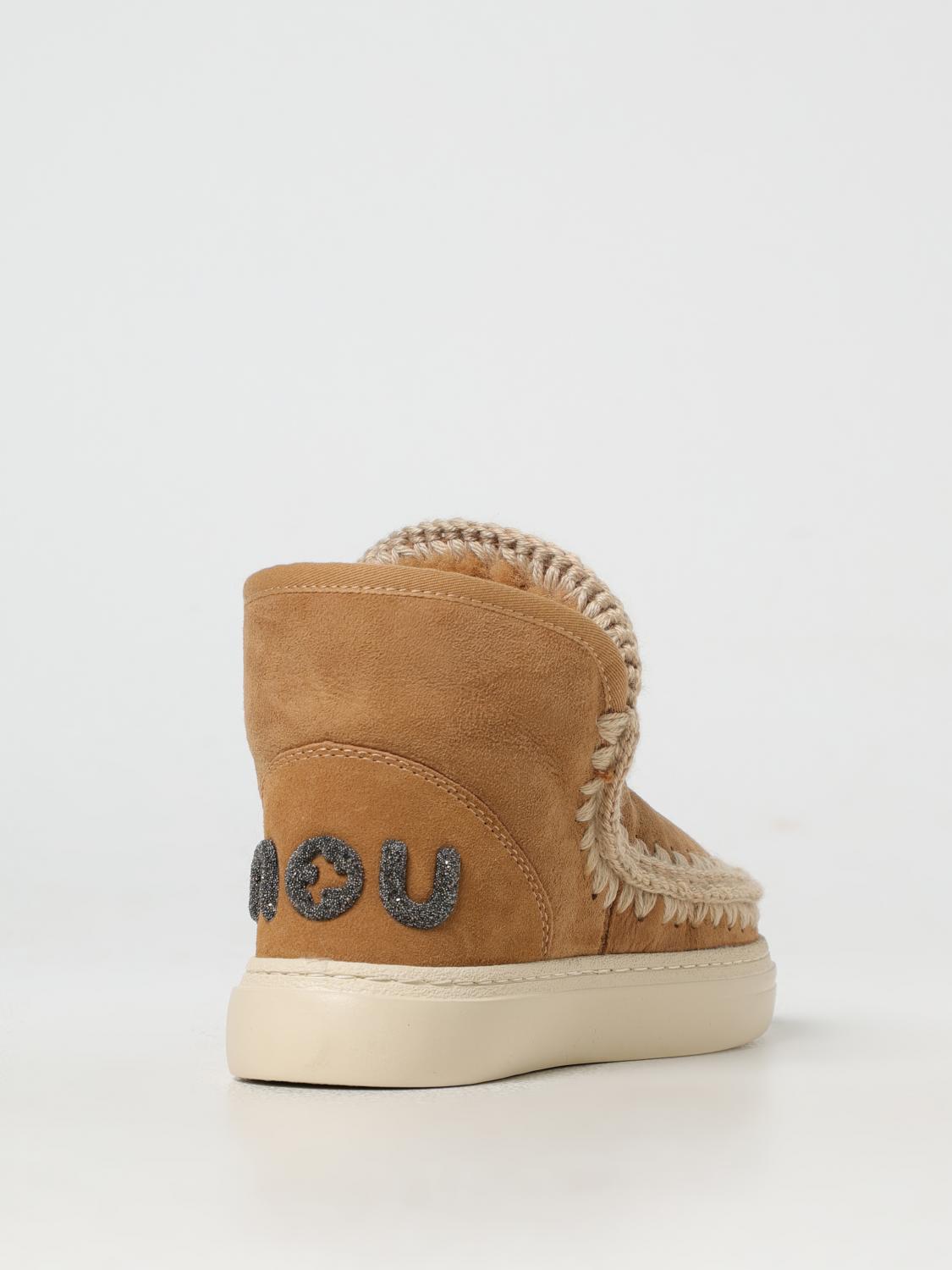 MOU FLACHE STIEFELETTEN: Schuhe damen Mou, Earth - Img 3