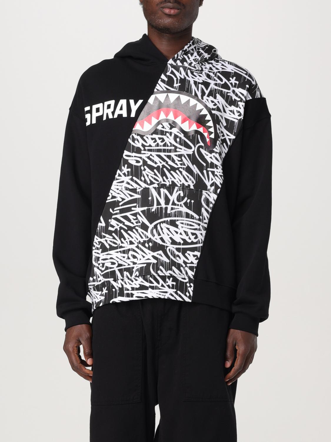 SPRAYGROUND SWEATSHIRT: Sweatshirt men Sprayground, Black - Img 1