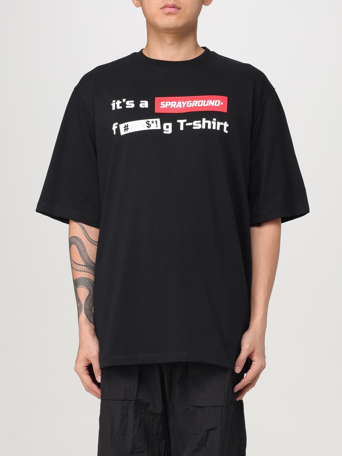 SPRAYGROUND T-SHIRT: T-shirt men Sprayground, Black - Img 1