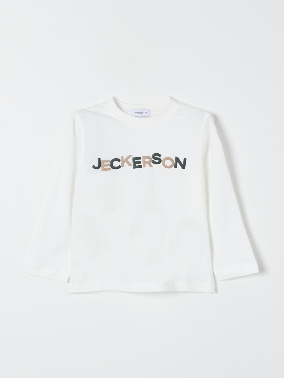 JECKERSON T-SHIRT: T-shirt Jeckerson in cotone con stampa logo , Panna - Img 1