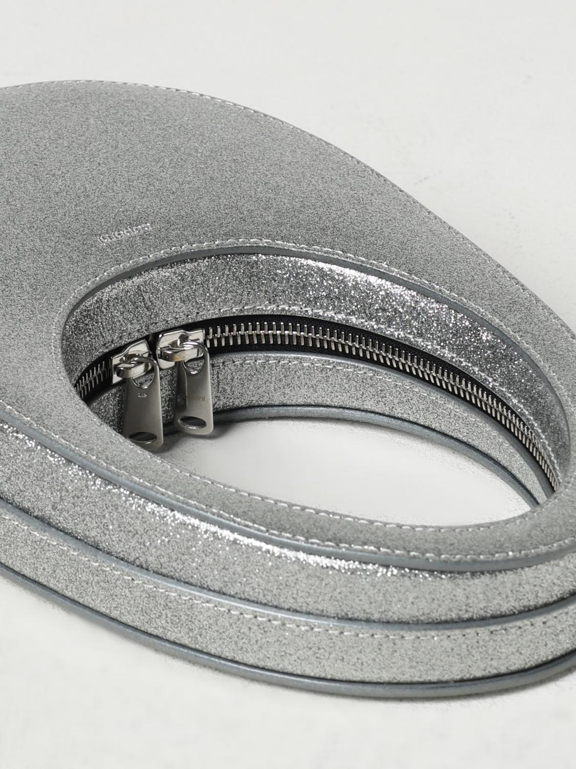 COPERNI MINI BOLSO: Bolso de hombro mujer Coperni, Plata - Img 4