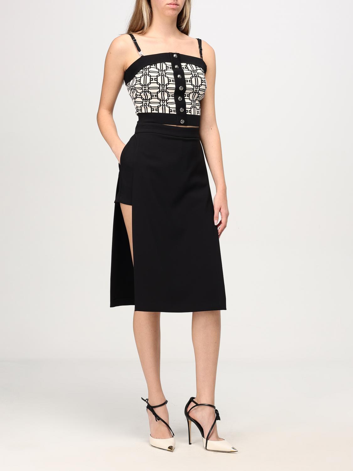 ELISABETTA FRANCHI SKIRT: Skirt woman Elisabetta Franchi, Black - Img 2