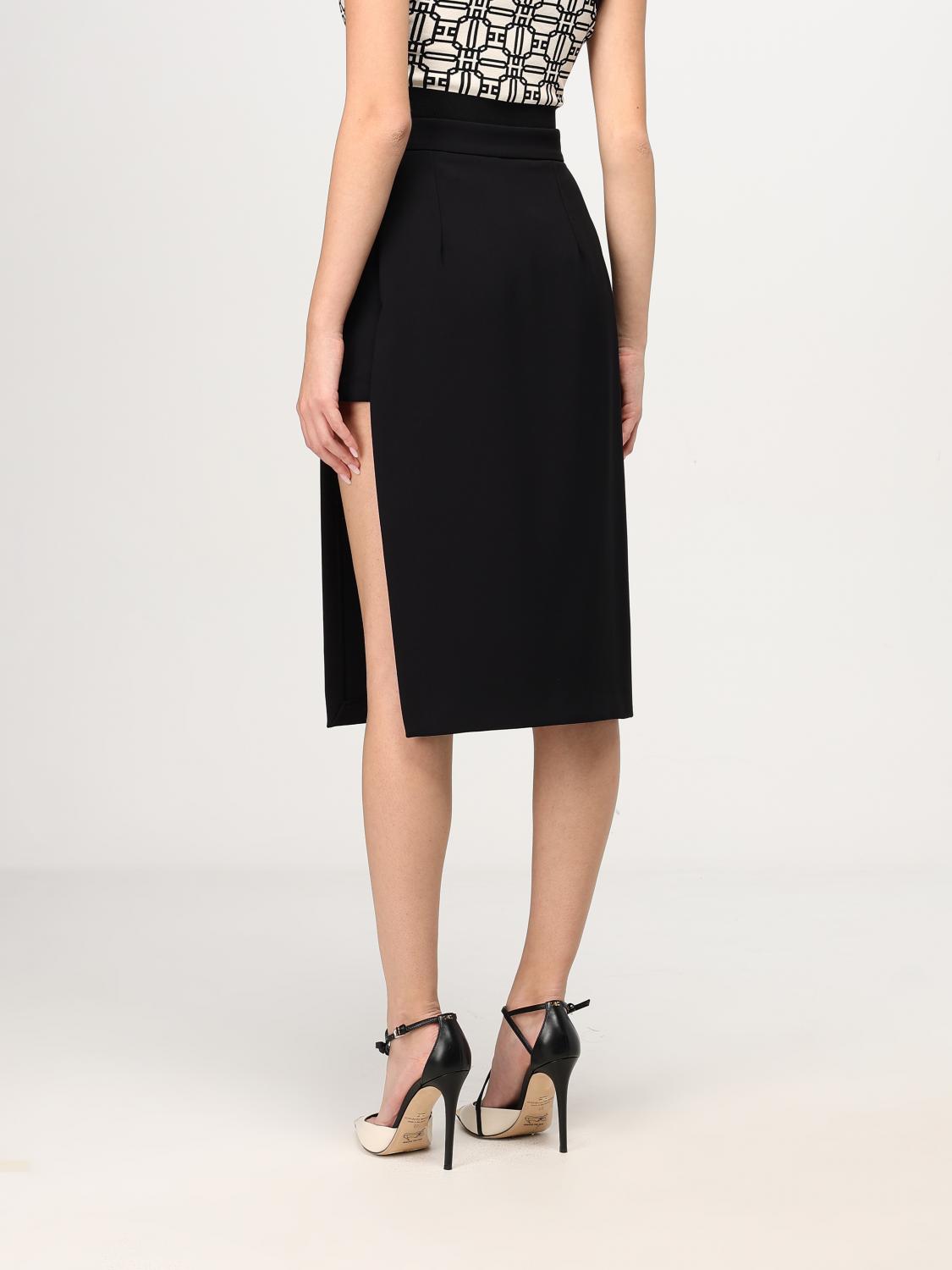 ELISABETTA FRANCHI SKIRT: Skirt woman Elisabetta Franchi, Black - Img 3