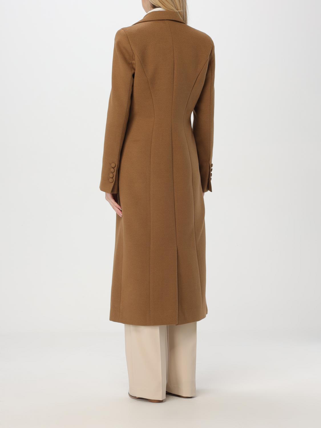 MAR DE MARGARITAS COAT: Coat woman Mar De Margaritas, Beige - Img 2