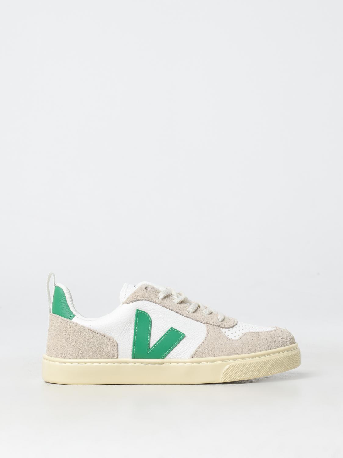 VEJA BASKETS: Baskets enfant Veja, Blanc - Img 1