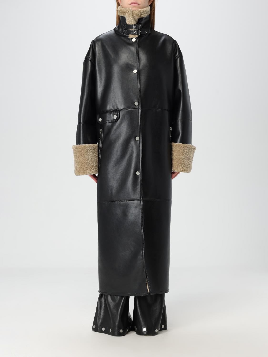 NANUSHKA COAT: Coat woman Nanushka, Black - Img 1