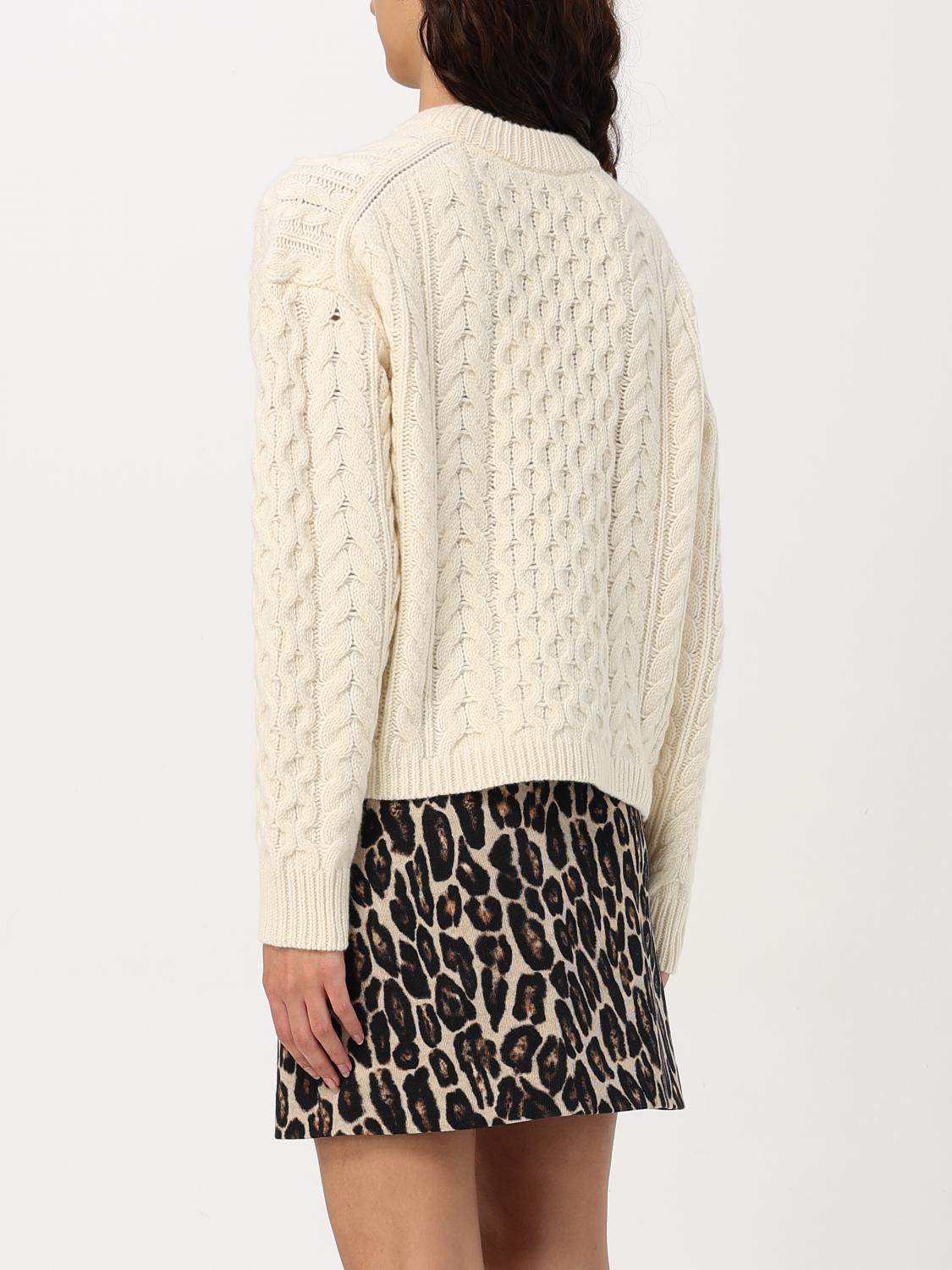 THEORY MAGLIA: Pullover in lana e cashmere tricot , Naturale - Img 2