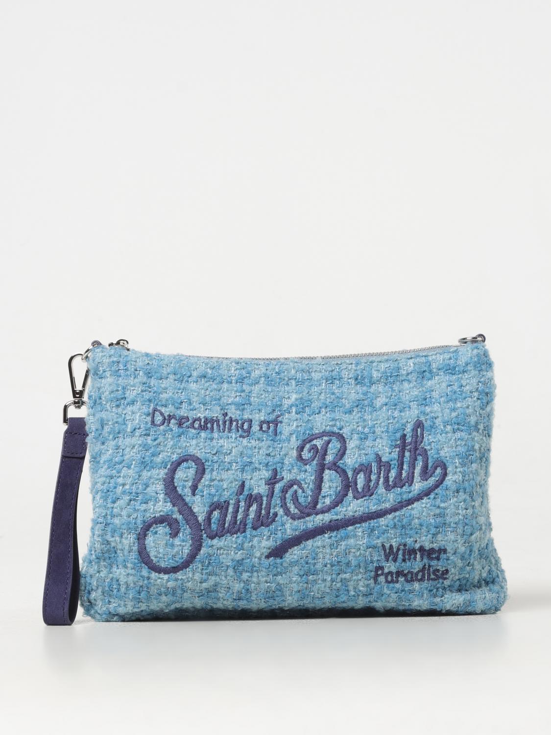 MC2 SAINT BARTH CLUTCH: Shoulder bag woman Mc2 Saint Barth, Gnawed Blue - Img 1