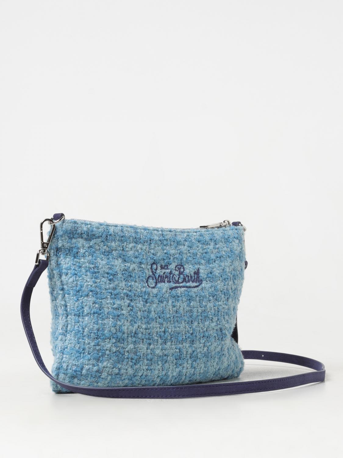 MC2 SAINT BARTH CLUTCH: Shoulder bag woman Mc2 Saint Barth, Gnawed Blue - Img 2