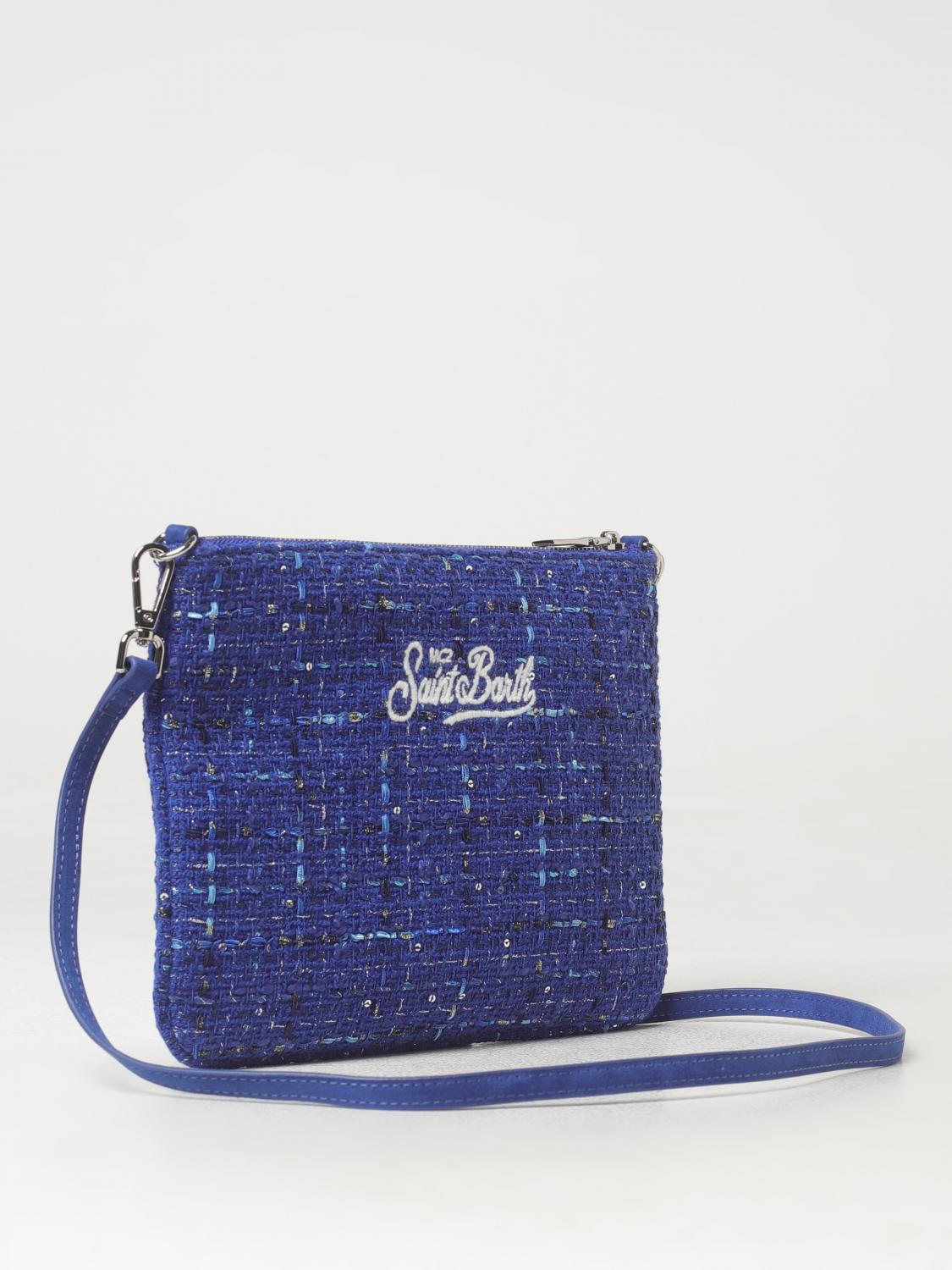 MC2 SAINT BARTH CLUTCH: Shoulder bag woman Mc2 Saint Barth, Blue - Img 2