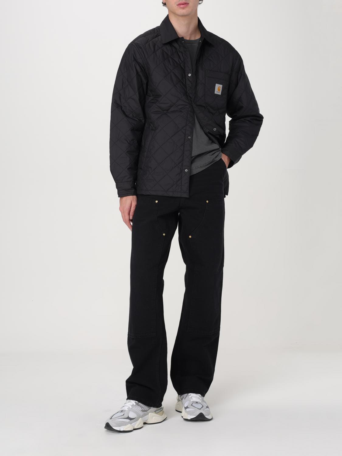 CARHARTT WIP JACKET: Carhartt Wip quilted nylon jacket, Black - Img 2