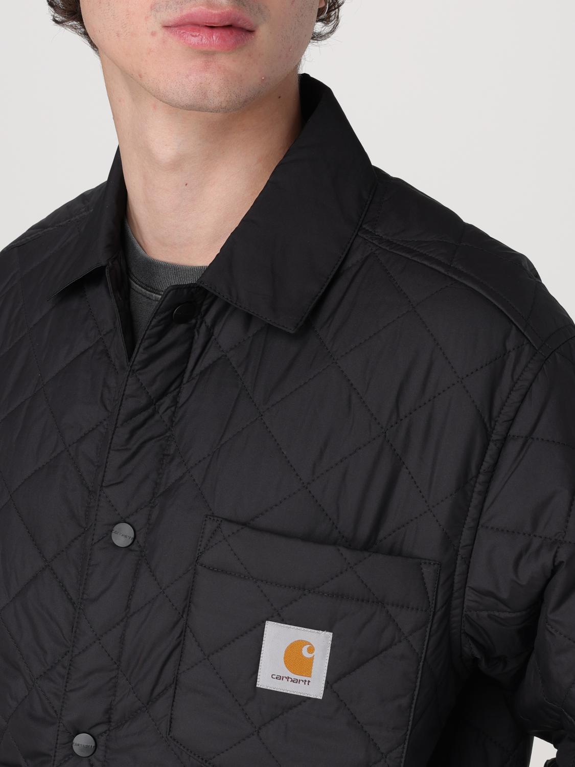 CARHARTT WIP JACKET: Carhartt Wip quilted nylon jacket, Black - Img 5