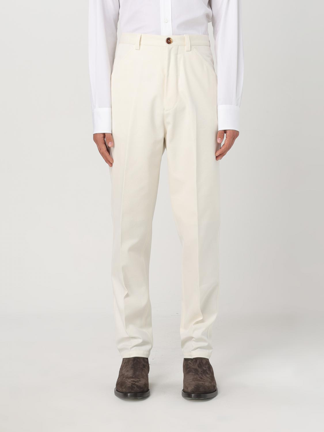 BRUNELLO CUCINELLI PANTS: Pants men Brunello Cucinelli, Yellow Cream - Img 1