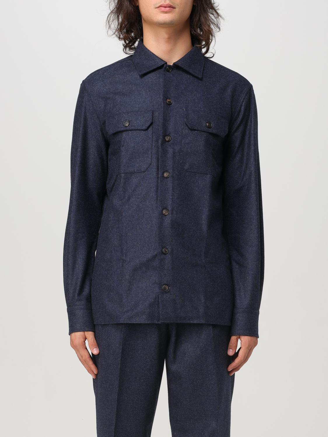 BRUNELLO CUCINELLI SHIRT: Shirt men Brunello Cucinelli, Blue - Img 1