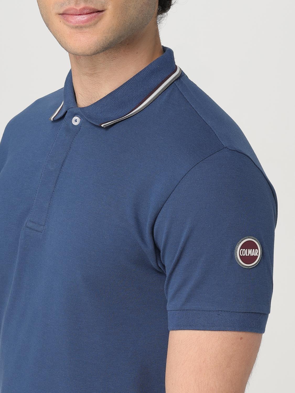 COLMAR POLO: Polo in cotone con mini logo Colmar, Blue - Img 3