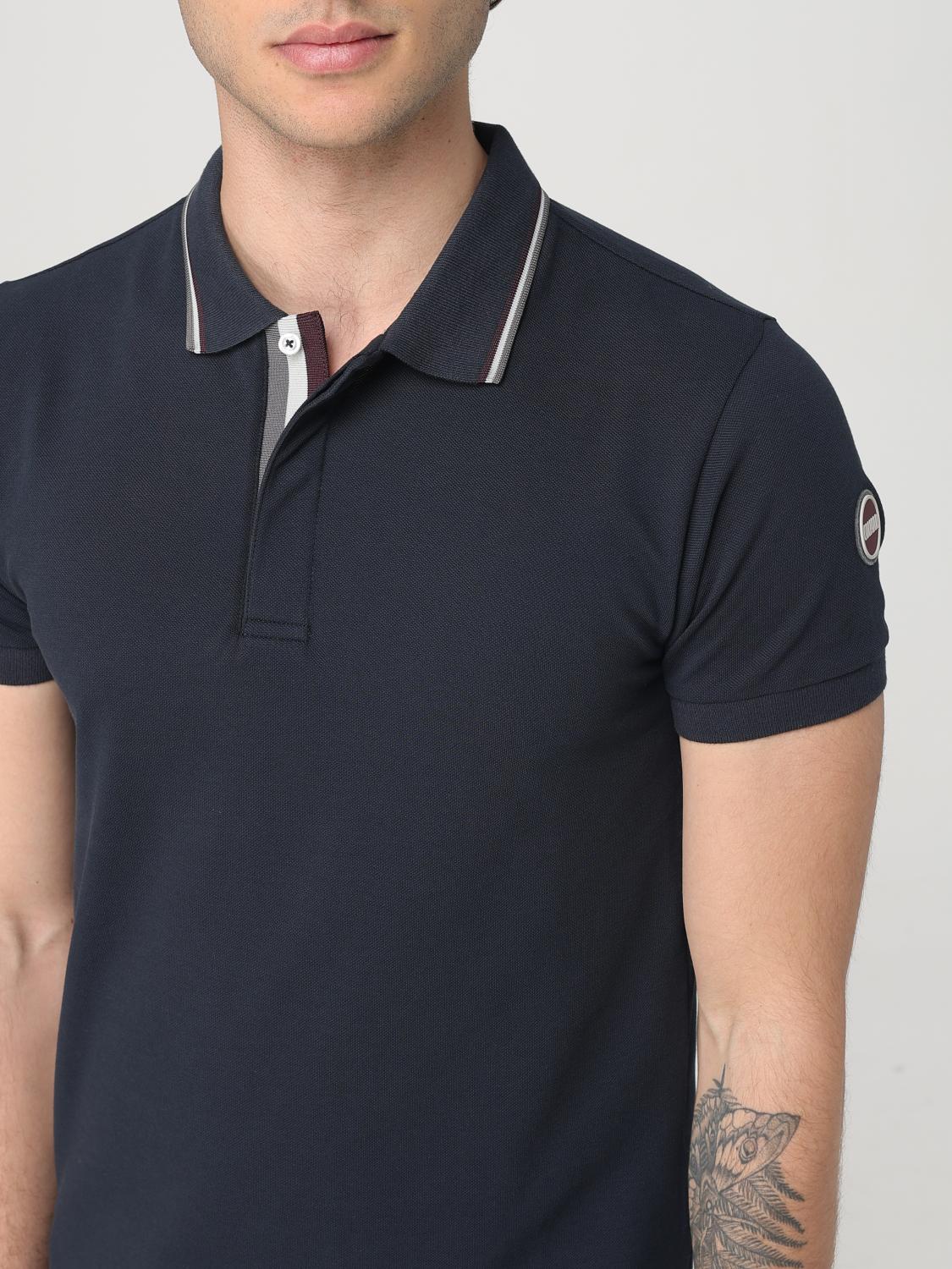 COLMAR POLO: Polo in cotone con mini logo Colmar, Blue Navy - Img 3