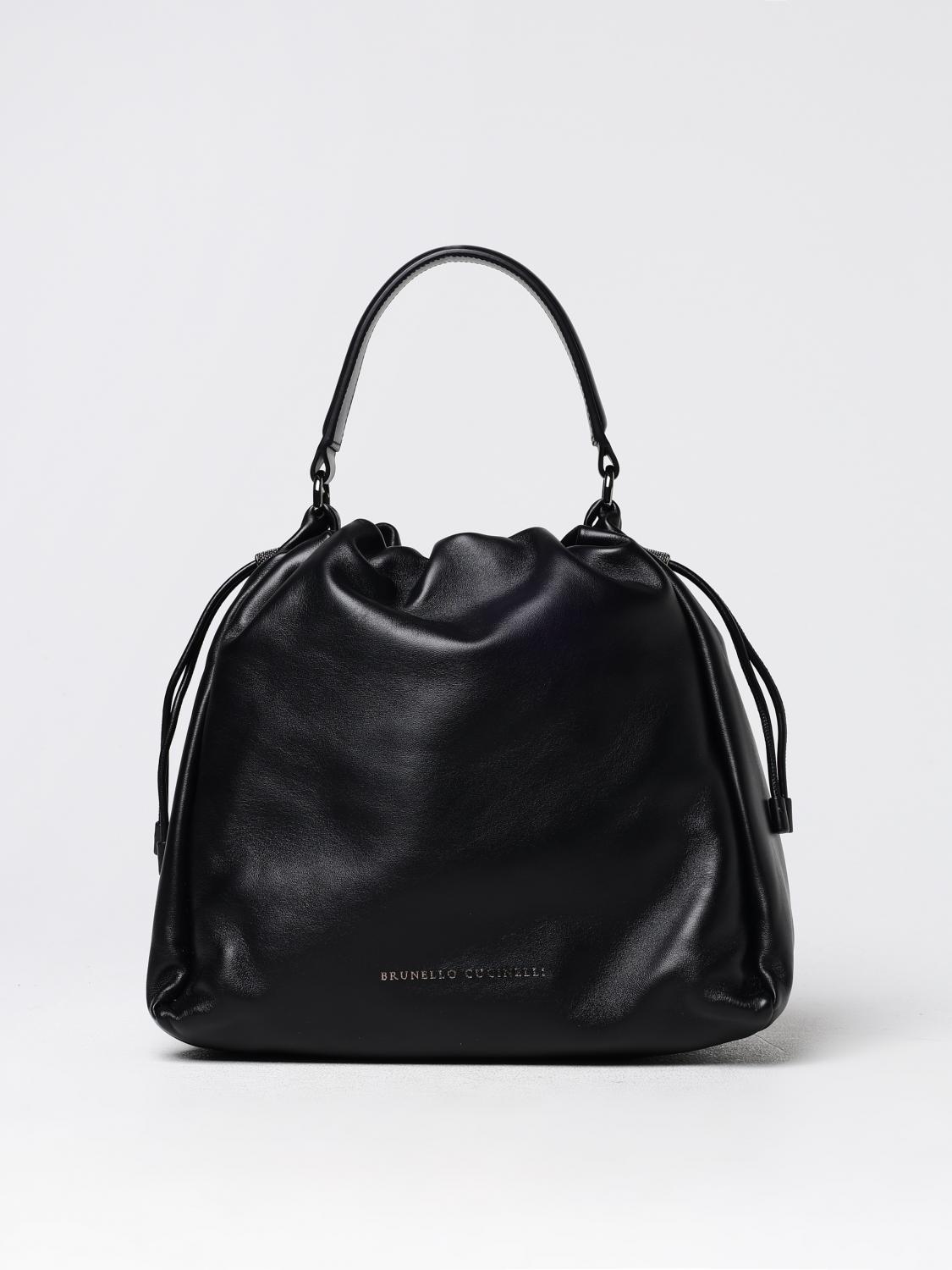 BRUNELLO CUCINELLI BORSA A MANO: Borsa a mano donna Brunello Cucinelli, Nero - Img 1