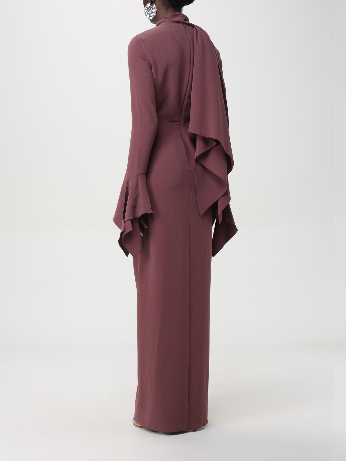 SOLACE LONDON ROBES: Robes femme Solace London, Marron - Img 2