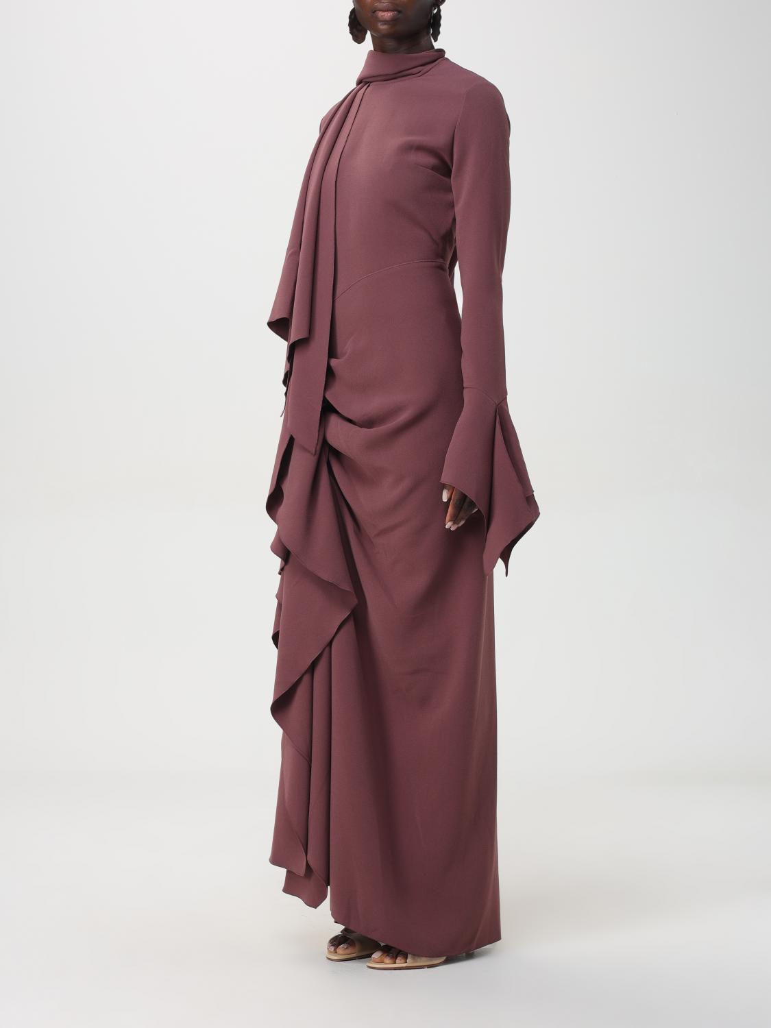 SOLACE LONDON ROBES: Robes femme Solace London, Marron - Img 3