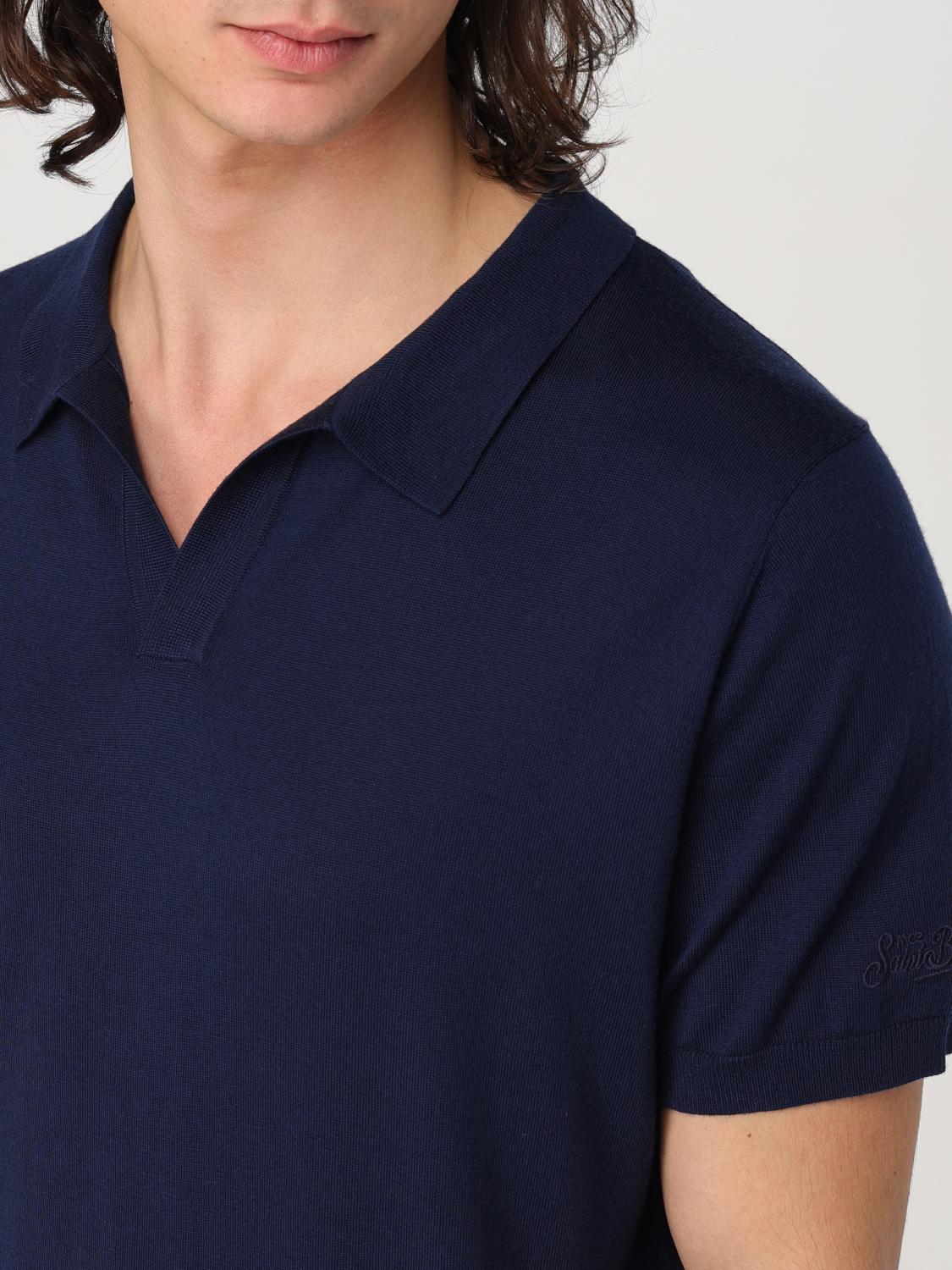 MC2 SAINT BARTH POLO SHIRT: Sweater men Mc2 Saint Barth, Navy - Img 3