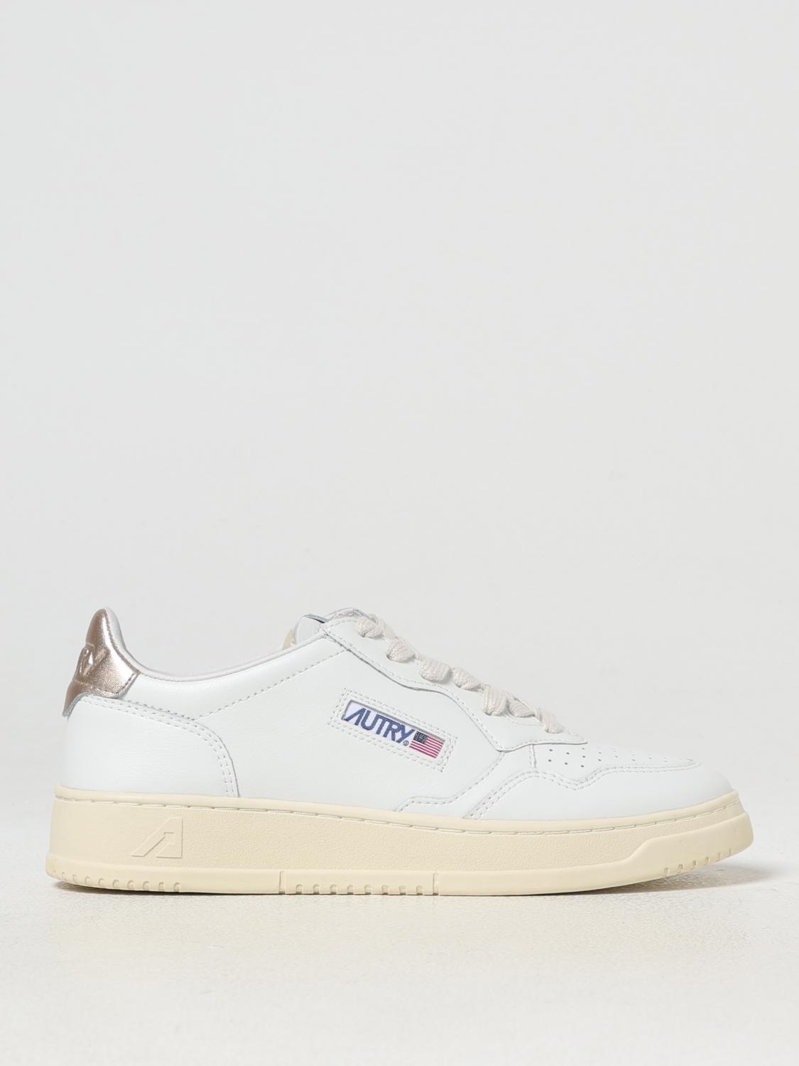 AUTRY SNEAKERS: Sneakers Medalist Autry in pelle , Bianco - Img 1