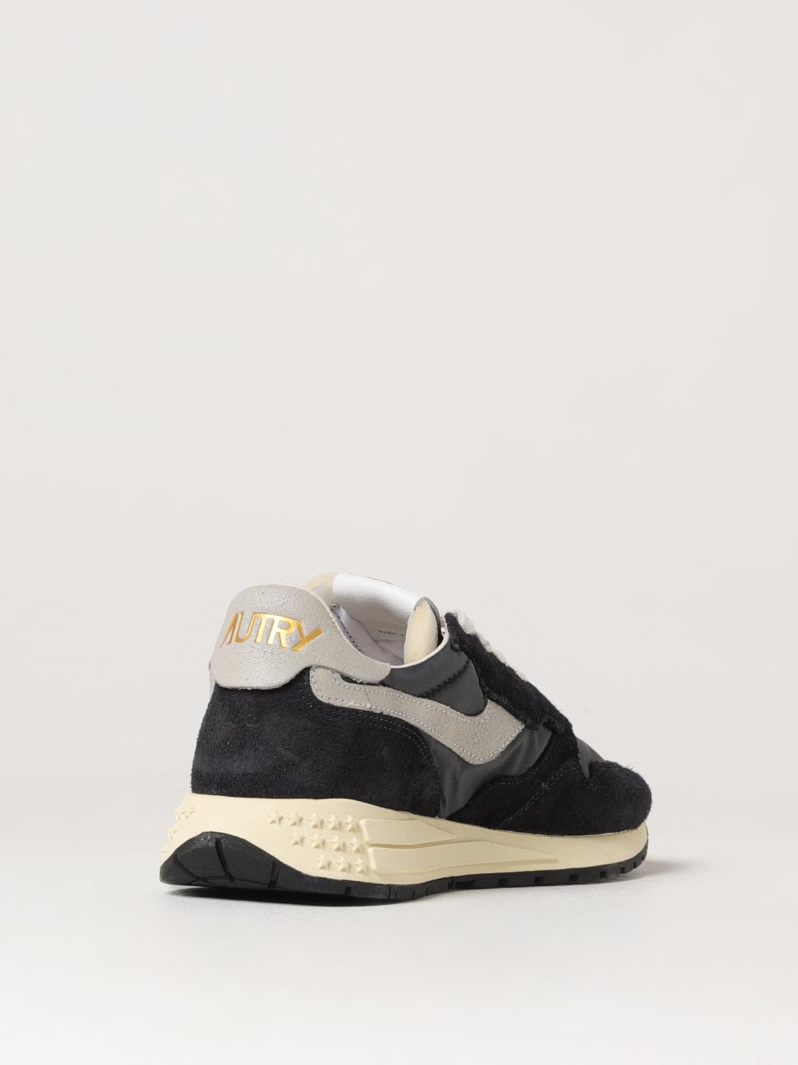 AUTRY SNEAKERS: Sneakers Reelwind Autry in camoscio e nylon , Nero - Img 3