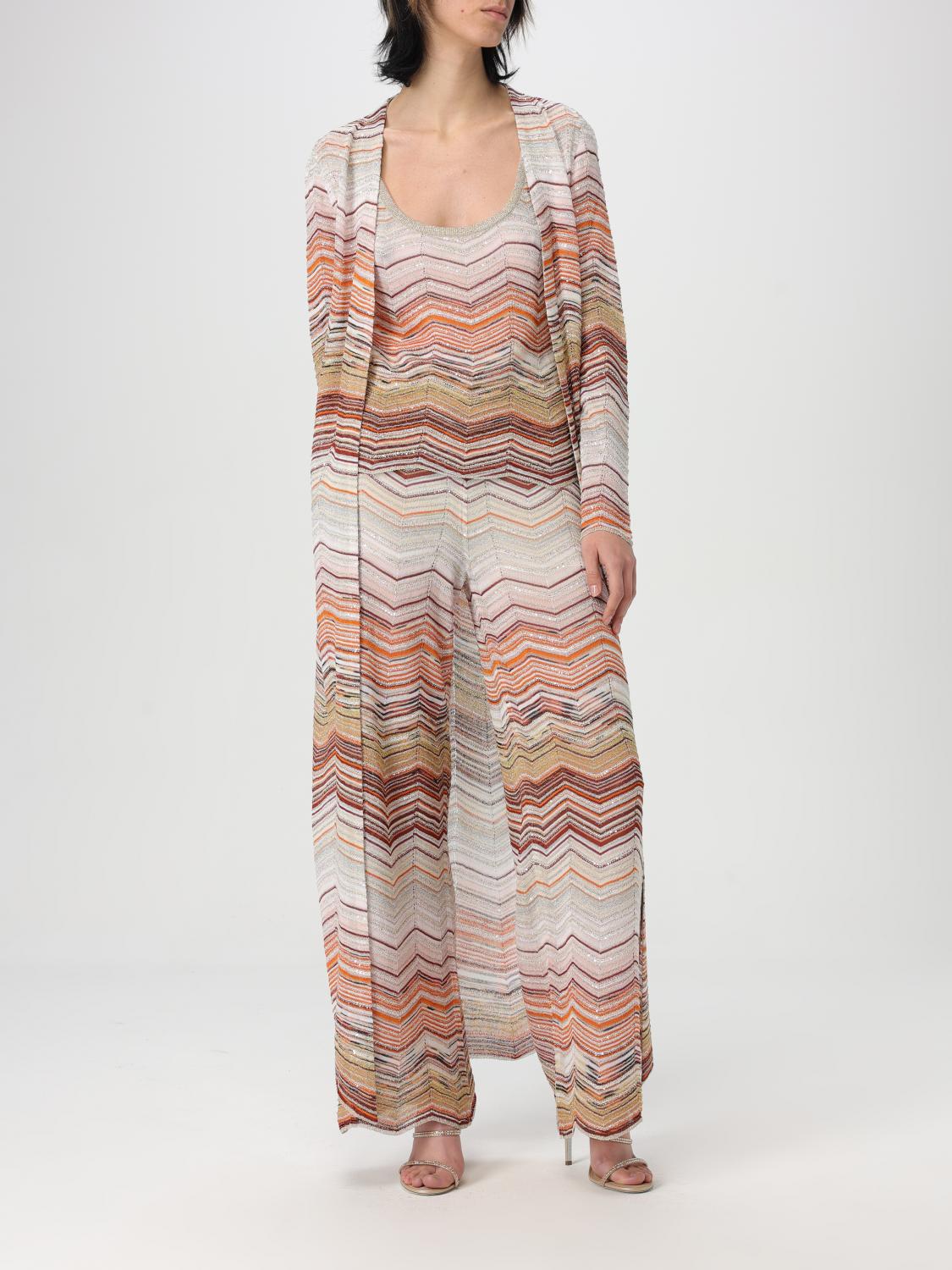 Missoni viscose blend kimono with zig-zag pattern - Multicolor