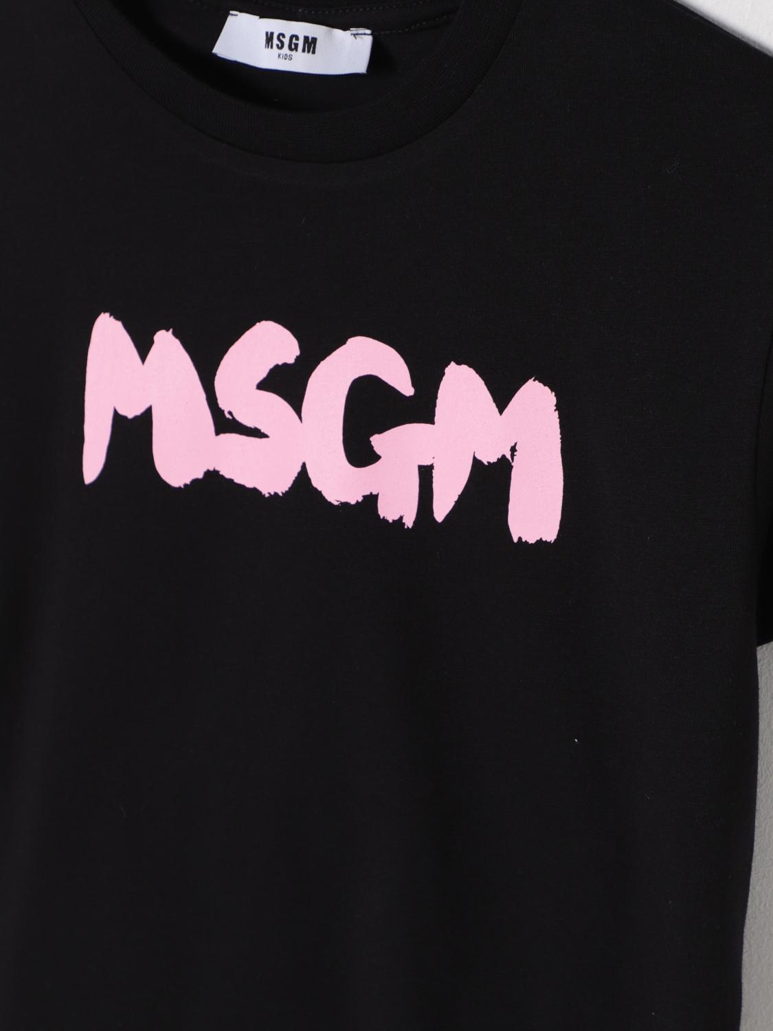 MSGM KIDS T-SHIRT: T-shirt kinder MSGM Kids, Schwarz - Img 3