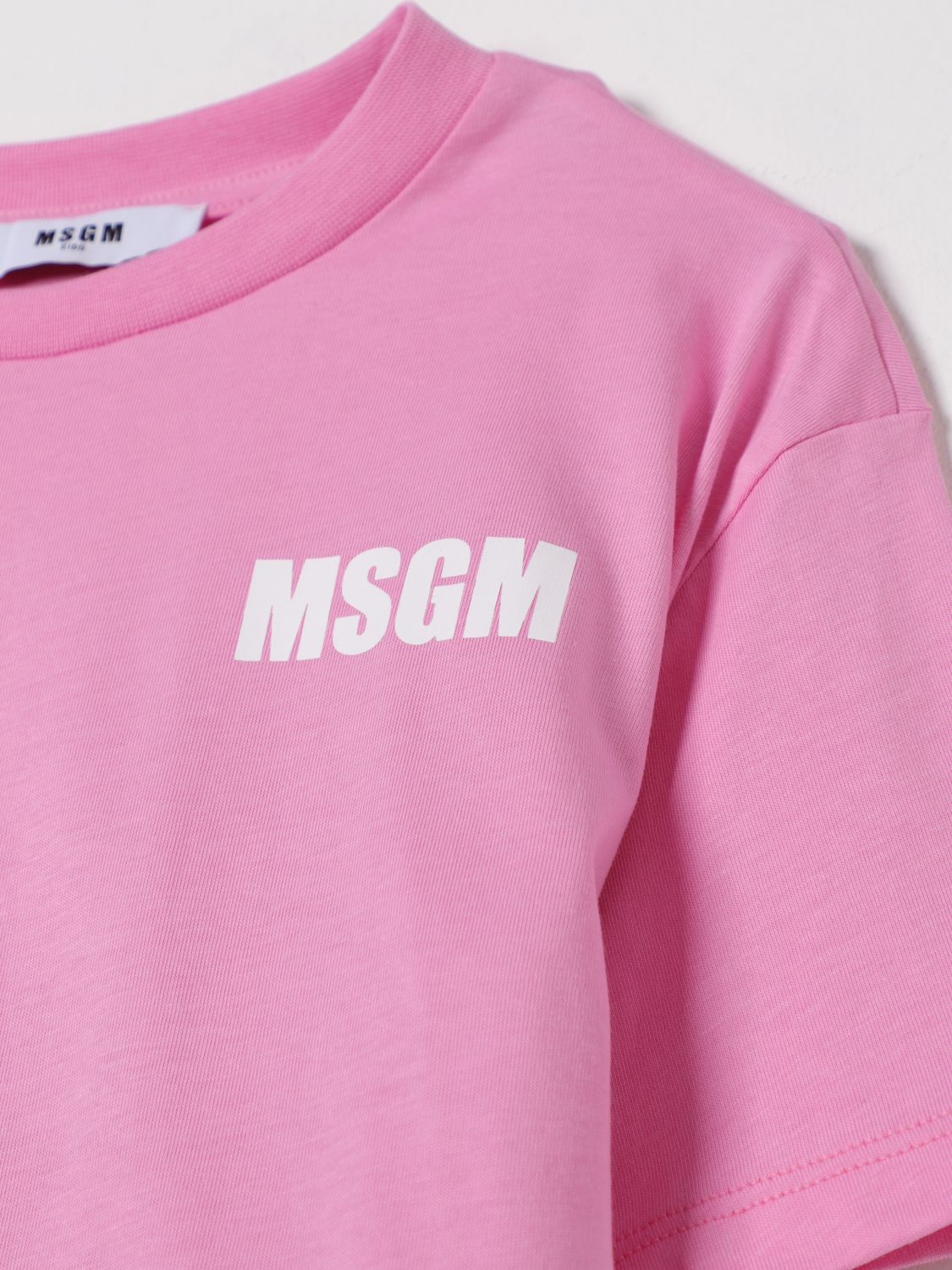 MSGM KIDS ФУТБОЛКА: Футболка Детское MSGM Kids, Розовый - Img 3