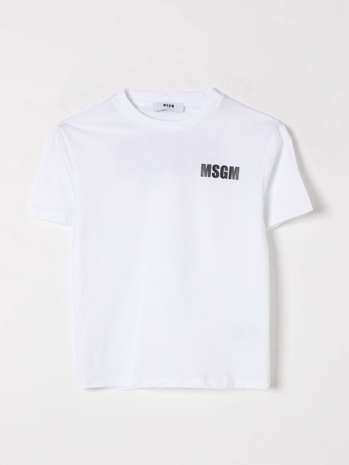 MSGM KIDS T-SHIRT: T-shirt kids MSGM Kids, White - Img 1