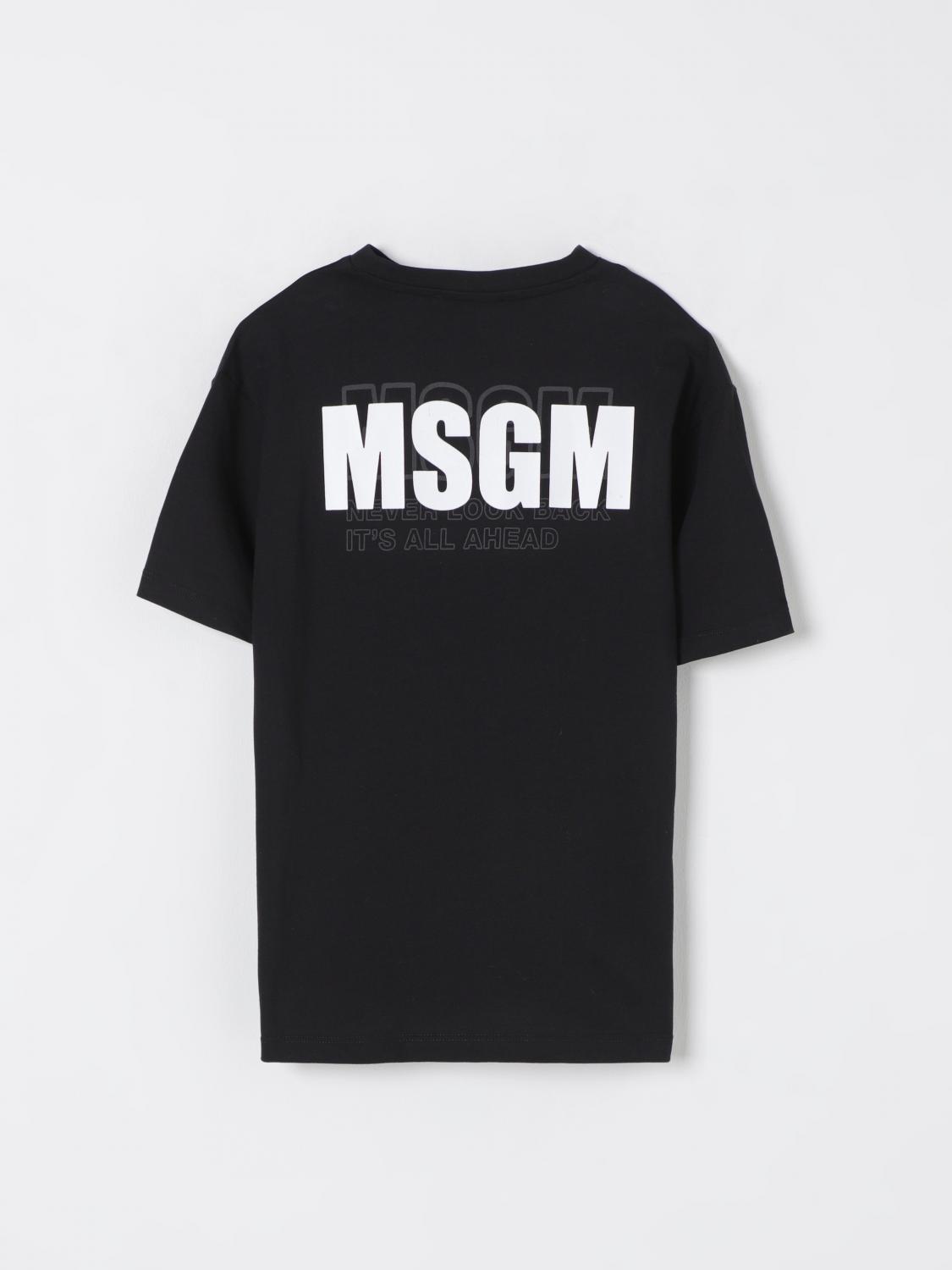 MSGM KIDS T-SHIRT: T-shirt kids MSGM Kids, Black - Img 2