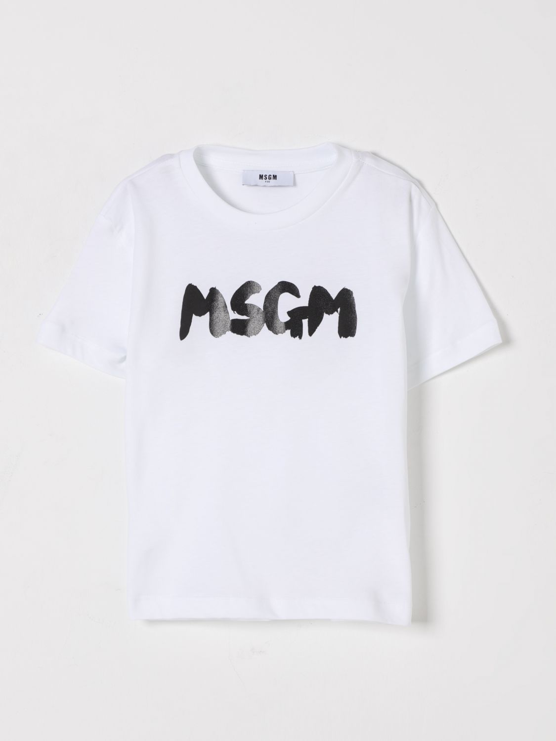 MSGM KIDS T-SHIRT: T-shirt kids MSGM Kids, White - Img 1