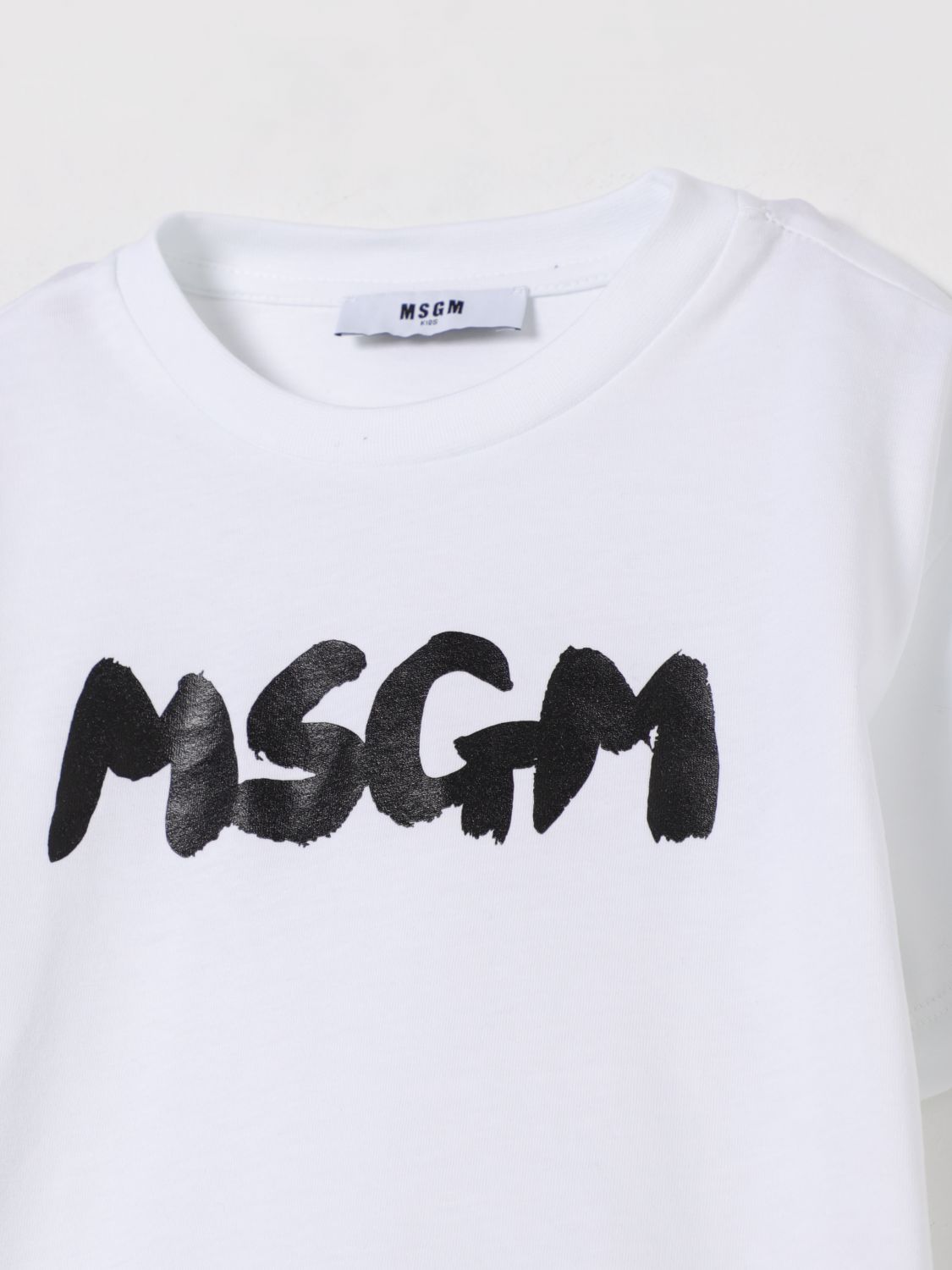 MSGM KIDS T-SHIRT: T-shirt kids MSGM Kids, White - Img 3